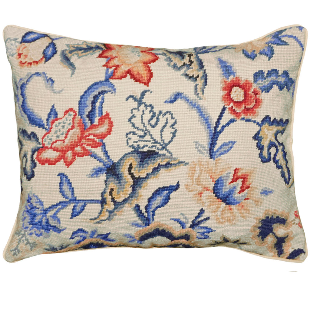 Historic Tapestry Floral Botanical Throw Pillow, Size: 16x20