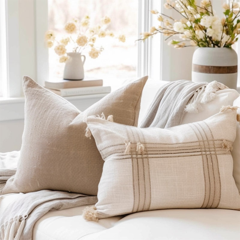 Embracing Farmhouse Elegance with Decorative Pillows