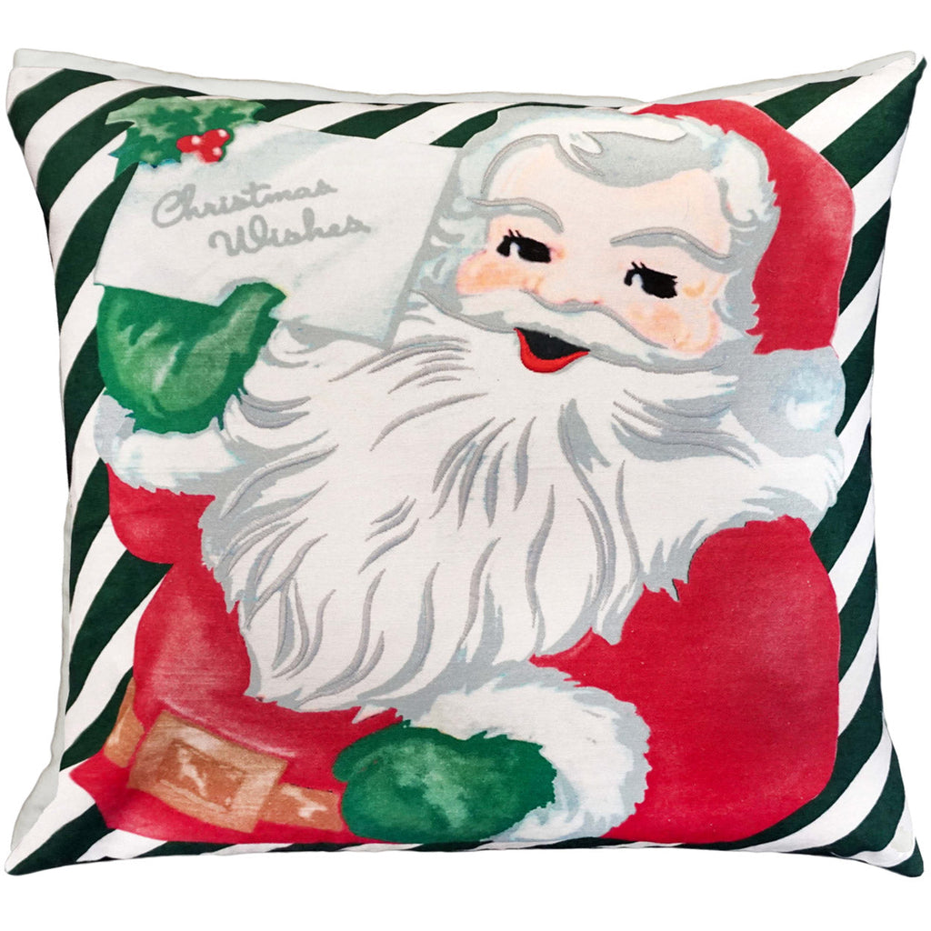 Christmas Wishes Holiday Decor Design Pillow, Size: 20x20