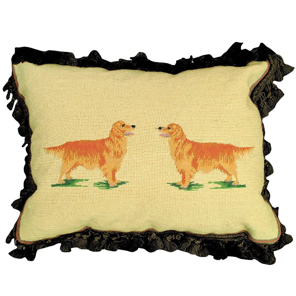 Golden Retriever Dog Classic Decorative Throw Pillow, Size: 16x20