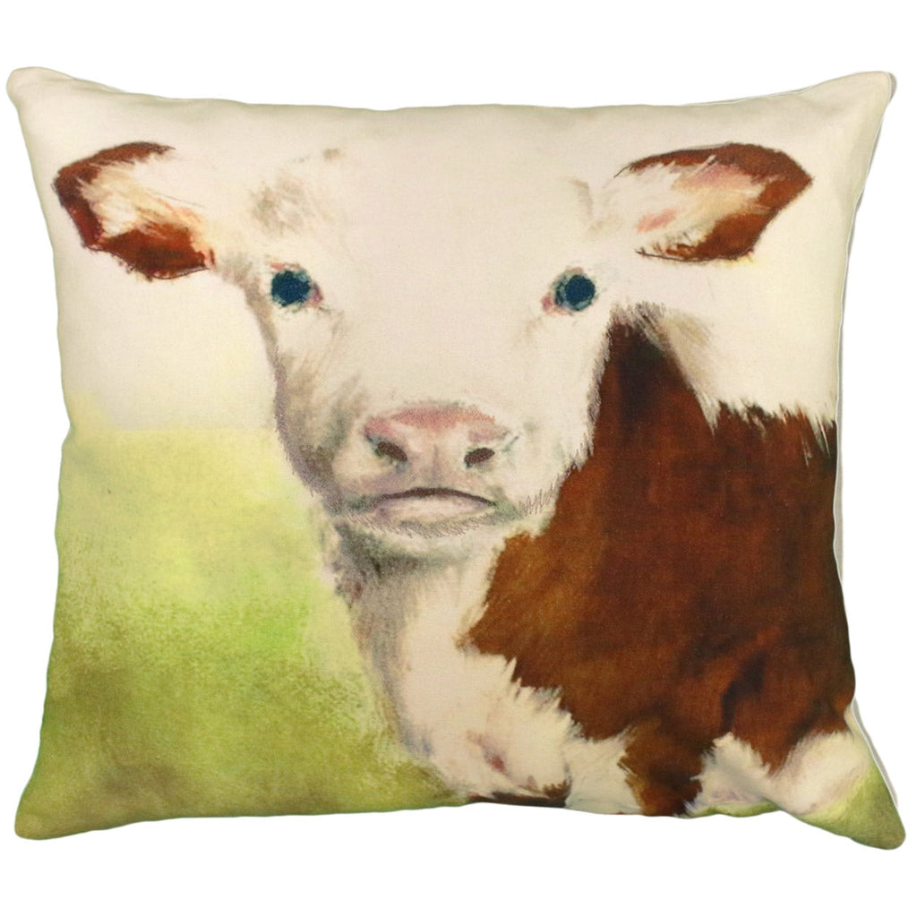 Printed Cow Decorative Throw Pillow, Size: 20x20